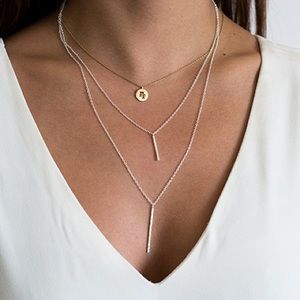 Gorjana Kiernan Double-Pendant-necklace